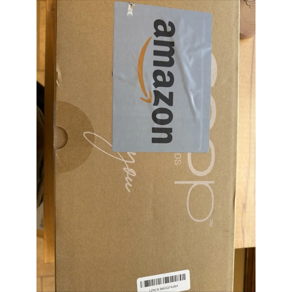 Coop Home Goods Eden Adjustable Crescent Pillow, Queen Size 18x28inch Sealed